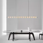 Серия реечных светильников с рельефными плафонами эллиптической формы CARA ELLIPSE LONG L105 Black