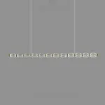 Серия реечных светильников с рельефными плафонами эллиптической формы CARA ELLIPSE LONG L105 Black