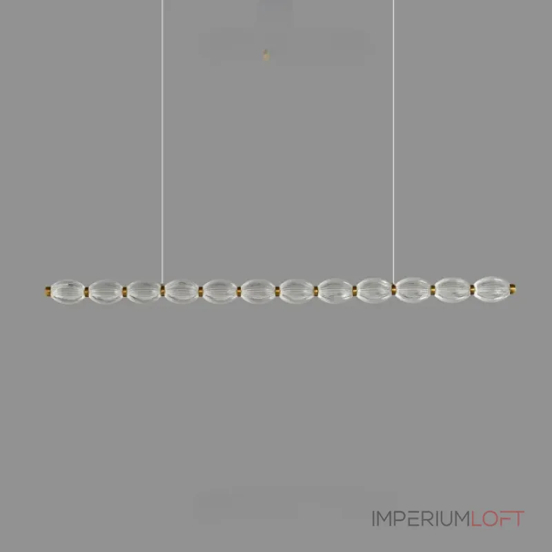 Серия реечных светильников с рельефными плафонами эллиптической формы CARA ELLIPSE LONG L105 Black