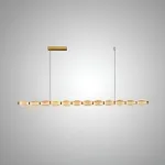 Серия реечных светильников с рельефными плафонами эллиптической формы CARA ELLIPSE LONG L126 Gold