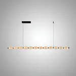 Серия реечных светильников с рельефными плафонами эллиптической формы CARA ELLIPSE LONG L105 Black