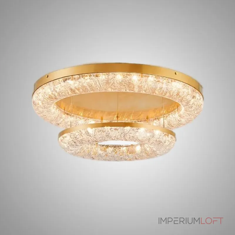 Серия кольцевых светодиодных люстр с обтекаемым рассеивателем с текстурой тающего льда NELIUS THIN CH D60 Серия кольцевых светодиодных люстр с обтекаемым рассеивателем с текстурой тающего льда NELIUS THIN CH D60