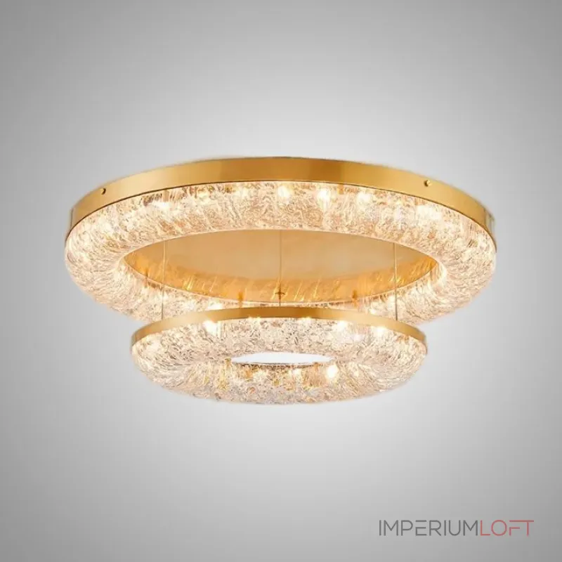 Серия кольцевых светодиодных люстр с обтекаемым рассеивателем с текстурой тающего льда NELIUS THIN CH D80 Серия кольцевых светодиодных люстр с обтекаемым рассеивателем с текстурой тающего льда NELIUS THIN CH D80