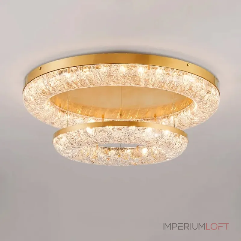 Серия кольцевых светодиодных люстр с обтекаемым рассеивателем с текстурой тающего льда NELIUS THIN CH D60 Серия кольцевых светодиодных люстр с обтекаемым рассеивателем с текстурой тающего льда NELIUS THIN CH D60