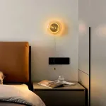 Бра GOREN Brass D22 3000 4000 6000K с выключателем