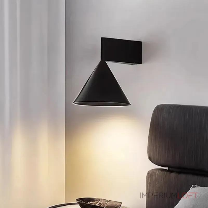 Настенные бра с коническим рассеивателем в минималистичном стиле ARIT Black ImperiumLoft Настенные бра с коническим рассеивателем в минималистичном стиле ARIT Black ImperiumLoft