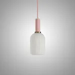 Светильники-подвесы с матовыми стеклянными плафонами IRIS W A Pink