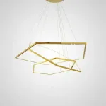 Серия светодиодных люстр в виде комбинации трех гексагональных колец IMPRESS LUX D60 D80 D100