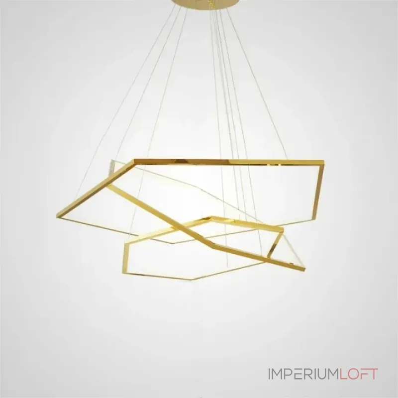 Серия светодиодных люстр в виде комбинации трех гексагональных колец IMPRESS LUX D60 D80 D100