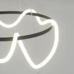 Кольцевые люстры и светильники GLORIFY BLACK D60 от ImperiumLoft