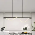 Реечный светильник с оптическим силикагелем и гибким плетеным волокном Lite Curve Long L120