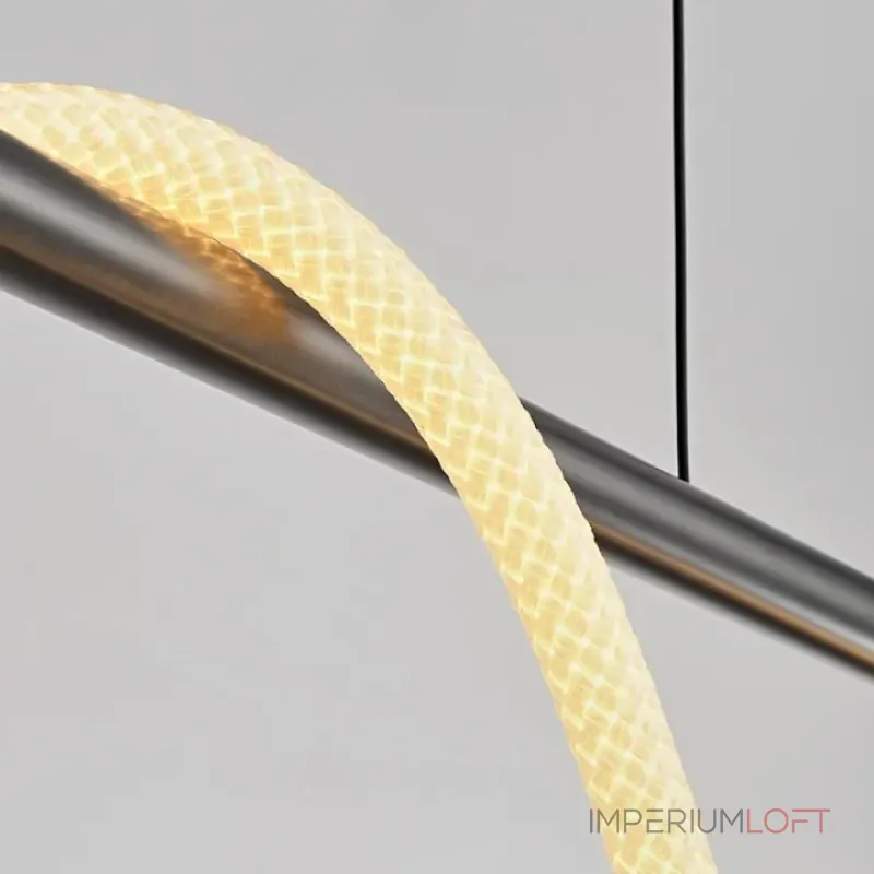 Реечный светильник с оптическим силикагелем и гибким плетеным волокном Lite Curve Long L120