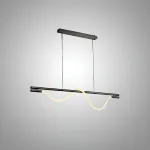 Реечный светильник с оптическим силикагелем и гибким плетеным волокном Lite Curve Long L120