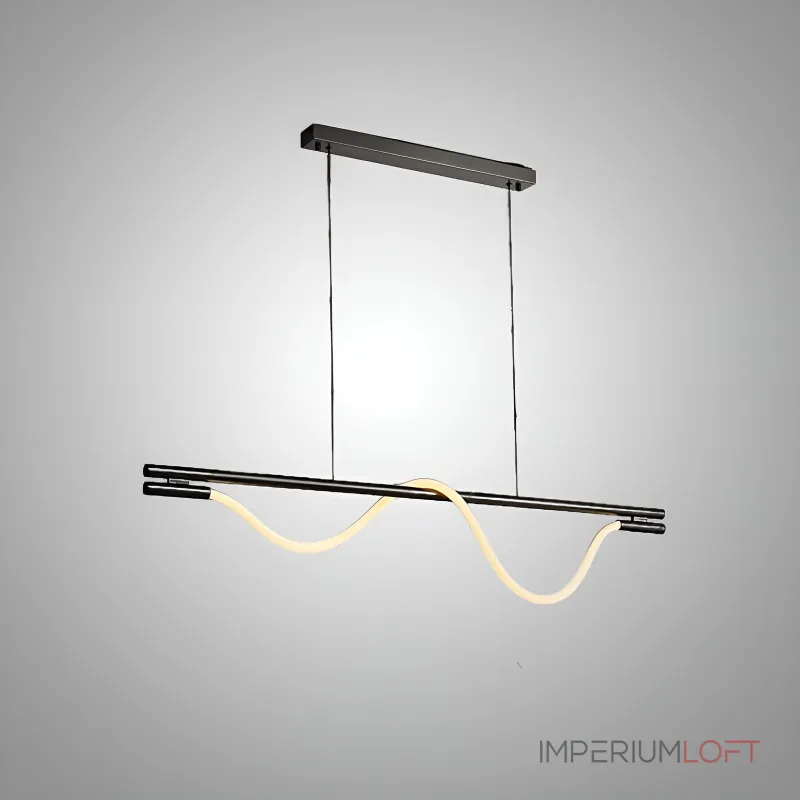 Реечный светильник с оптическим силикагелем и гибким плетеным волокном Lite Curve Long L160 Реечный светильник с оптическим силикагелем и гибким плетеным волокном Lite Curve Long L160