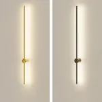 Серия настенных стержневых светильников на цилиндрическом креплении Opulent A Gold L100 ImperiumLoft