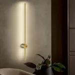 Серия настенных стержневых светильников на цилиндрическом креплении Opulent A Gold L100 ImperiumLoft