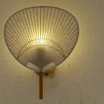 Настенный светильник LOVOND FAN A 1шт  с плафоном в форме веера