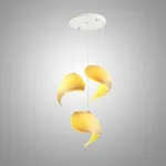 Люстра LOVOND SEASHELL P3 Disk с подвесами в форме ракушки