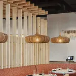 Люстра LOVOND HALO P3 Plank с деревянными плафонами