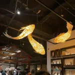 Люстра LOVOND FISH A L170  с плафоном в форме рыбы