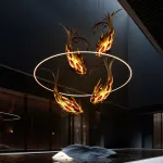 Люстра LOVOND FISH B L150  с плафоном в форме рыбы
