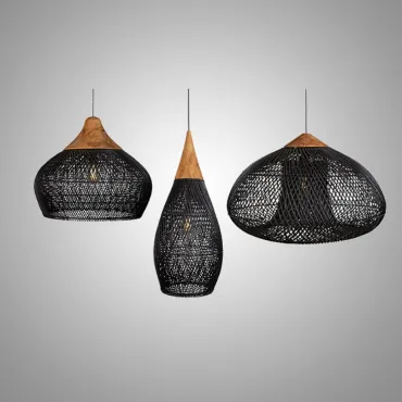 Люстра LOVOND HARMONY BLACK D35 D60 D80