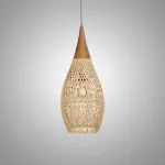 Люстра LOVOND HARMONY BROWN A D35 с плафоном из ротанга