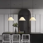 Люстра LOVOND PLEATS P3 Plank с текстильным плафоном