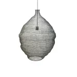 Люстра LOVOND GRID C Black из металлической проволоки