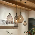 Люстра LOVOND GRID A из металлической проволоки