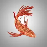 Люстра LOVOND GOLDFISH A L150 в форме рыбы
