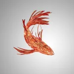 Люстра LOVOND GOLDFISH A L70 в форме рыбы