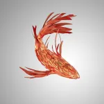 Люстра LOVOND GOLDFISH A L80 в форме рыбы