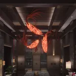 Люстра LOVOND GOLDFISH A L150 в форме рыбы