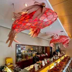 Люстра LOVOND GOLDFISH A L150 в форме рыбы