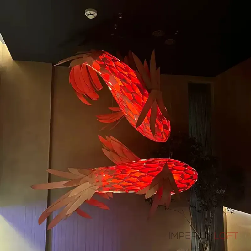Люстра LOVOND GOLDFISH A L150 в форме рыбы