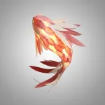 Люстра LOVOND GOLDFISH B L110 в форме рыбы