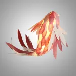 Люстра LOVOND GOLDFISH B L200 в форме рыбы