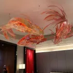 Люстра LOVOND GOLDFISH B L200 в форме рыбы