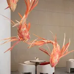 Люстра LOVOND GOLDFISH B L200 в форме рыбы