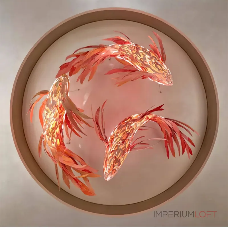 Люстра LOVOND GOLDFISH B L200 в форме рыбы