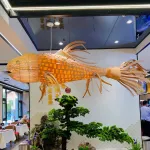 Люстра LOVOND GLOWFISH A L200 в форме рыбы