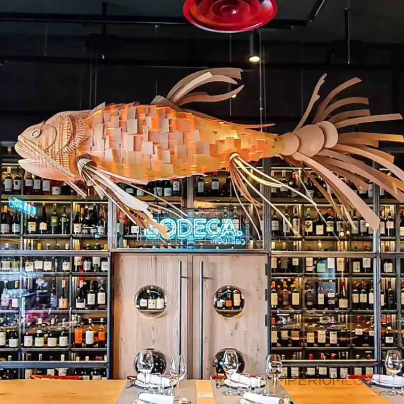 Люстра LOVOND GLOWFISH A L200 в форме рыбы