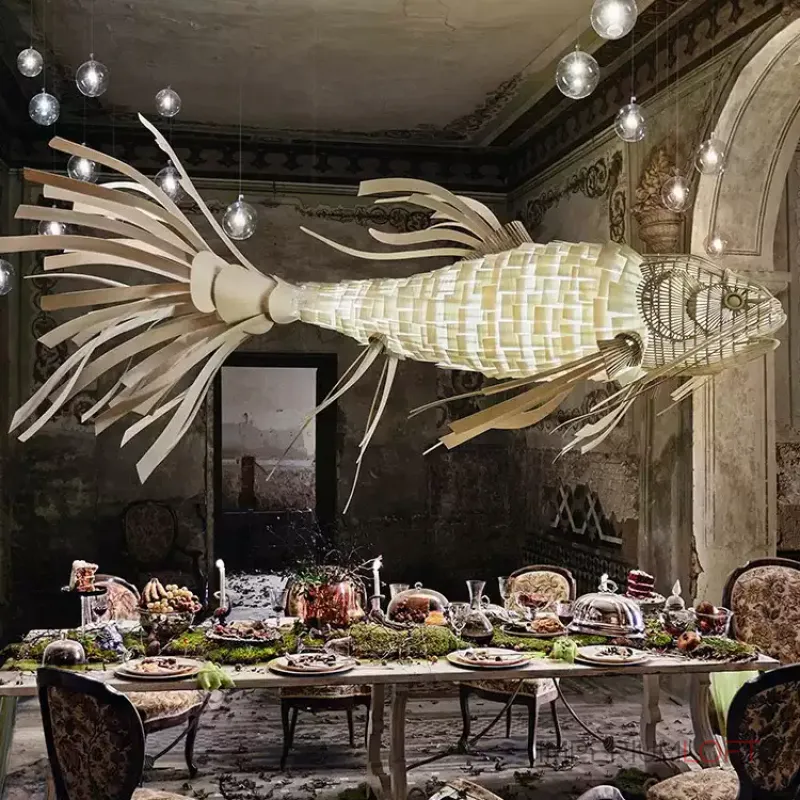 Люстра LOVOND GLOWFISH A L200 в форме рыбы
