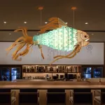 Люстра LOVOND GLOWFISH C L250  в форме рыбы