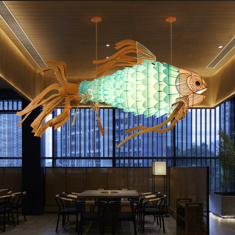 Люстра LOVOND GLOWFISH C L250  в форме рыбы