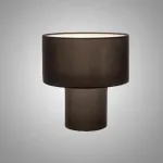 Настольная лампа LOVOND ATMOSPHERE Black с текстильным плафоном