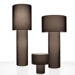 Настольная лампа LOVOND ATMOSPHERE Black с текстильным плафоном