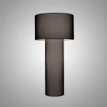 Торшер LOVOND ATMOSPHERE H155 Black с текстильным плафоном