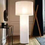 Торшер LOVOND ATMOSPHERE H155 White с текстильным плафоном